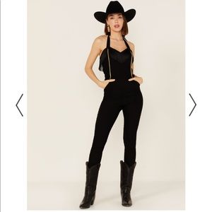 Unique vintage women fringe jumpsuit